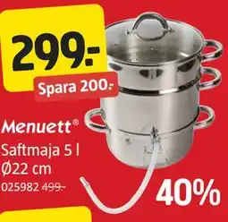 Jula Saftmaja 5 l Ø22 cm erbjuda
