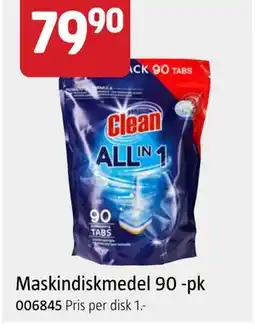 Jula Maskindiskmedel 90 -pk erbjuda