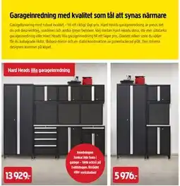Jula Hard Heads lilla garageinredning erbjuda