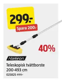 Jula Teleskopisk tvättborste 200-493 cm erbjuda