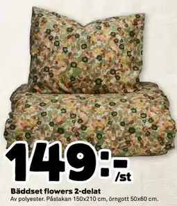 Stora Coop Bäddset flowers 2-delat erbjuda