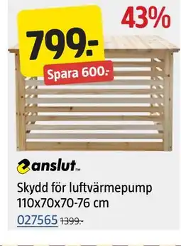 Jula Skydd för luftvärmepump erbjuda