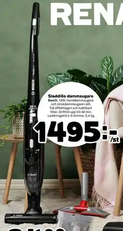 Stora Coop Sladdlös dammsugare erbjuda