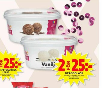 ICA Maxi Sia Gräddglass erbjuda