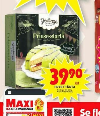 ICA Maxi Frödinge Tårtor erbjuda