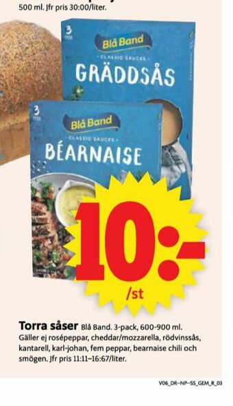 ICA Supermarket Blå Band Såser erbjuda
