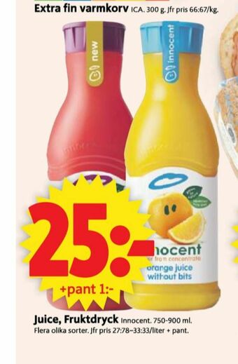 ICA Supermarket Innocent Juice erbjuda