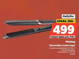Power Babyliss Plattång Värmesäker matta ingår erbjuda