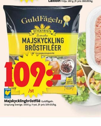 ICA Supermarket Guldfågeln Kycklingbröstfilé erbjuda