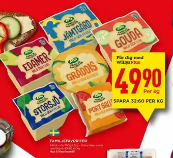 Willys Arla Storsjöost erbjuda
