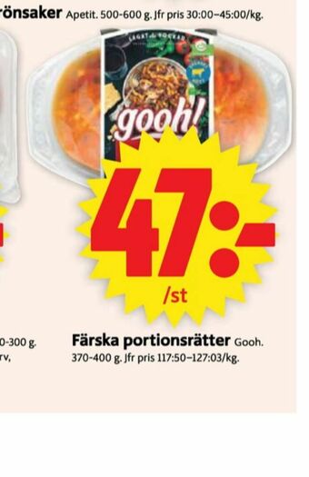 ICA Supermarket Gooh Färdigrätter erbjuda