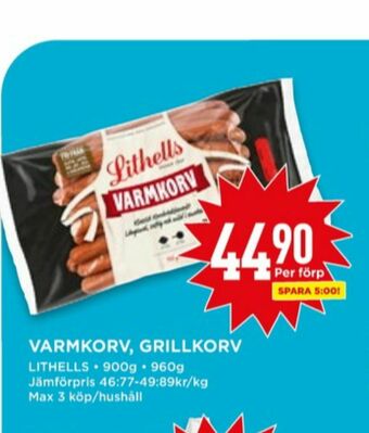 Willys Lithells Grillkorv erbjuda