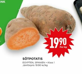 Willys Sötpotatis erbjuda