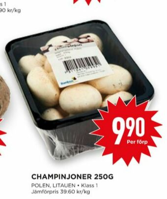 Willys Champinjoner erbjuda