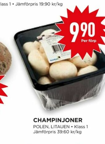 Willys Hemma Champinjoner erbjuda