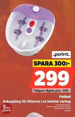 Power Point Fotbad Avkoppling för fötterna i en hektisk vardag erbjuda