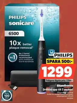 Power Philips Eltandborste Drifttid upp till 3 veckor! erbjuda