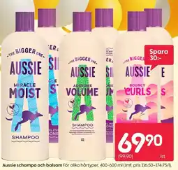 Rusta Aussie schampo och balsam erbjuda