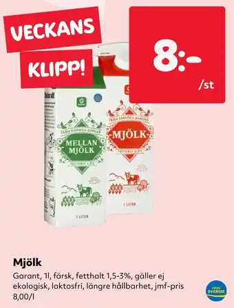 Garant mjölk