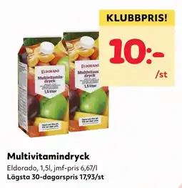 MatArket Eldorado multivitamindryck erbjuda