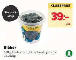 MatArket Driscoll's blåbär erbjuda