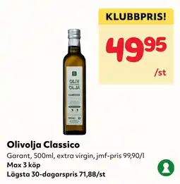 MatArket Garant olivolja classico erbjuda