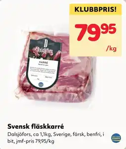 MatArket Dalsjöfors fläskkarré erbjuda