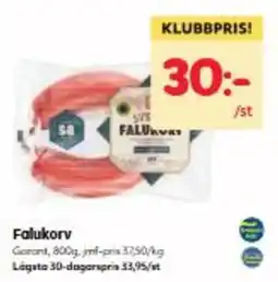Hemköp Falukorv erbjuda