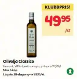 Hemköp Garant olivolja classico erbjuda