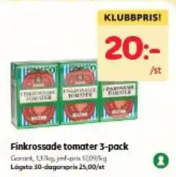 Hemköp Garant finkrossade tomater erbjuda