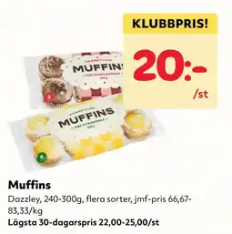 MatArket Dazzley muffins erbjuda