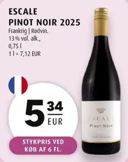 Scandinavian Park Escale pinot noir erbjuda