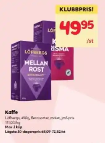 Löfbergs kaffe