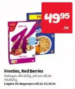Hemköp Kellogg's Frosties, Red Berries erbjuda