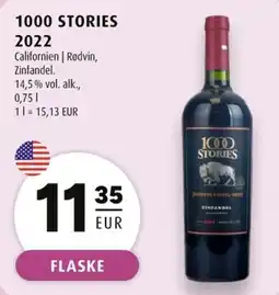 Scandinavian Park 1000 Stories Zinfandel erbjuda