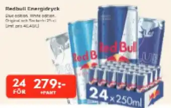 Bo Ohlsson Redbull energidryck erbjuda