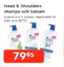 Bo Ohlsson Head & Shoulders shampoo och balsam erbjuda
