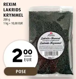 Scandinavian Park Rexim lakrids krymmel erbjuda