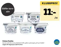 MatArket Garant crème fraiche erbjuda