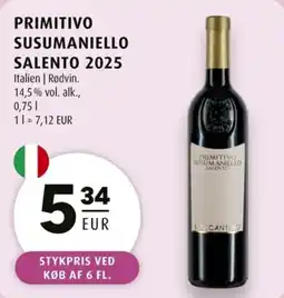Scandinavian Park Boscantino Primitivo Susumaniello Salento erbjuda
