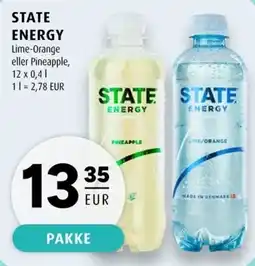Scandinavian Park State energy lime-orange eller pineapple erbjuda