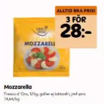 Hemköp Fresca d'Oro Mozzarella erbjuda