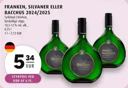 Scandinavian Park Franken Silvaner Eller Bacchus erbjuda