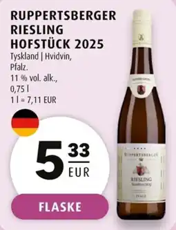 Scandinavian Park Ruppertsberger riesling hofstück 2025 erbjuda