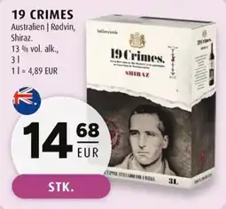Scandinavian Park 19 Crimes Shiraz erbjuda