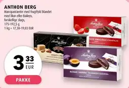 Scandinavian Park Anthon Berg marcipantarter med frugt erbjuda