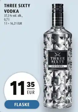 Scandinavian Park Three sixty vodka erbjuda