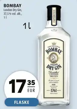 Scandinavian Park Bombay london dry gin erbjuda