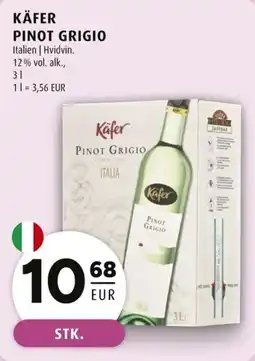 Scandinavian Park Käfer Pinot Grigio erbjuda