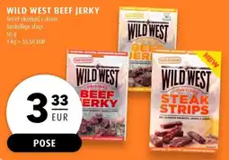 Scandinavian Park Wild West beef jerky erbjuda